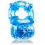 Виброкольцо для члена Stay Hard Reusable 5 Function Cock Ring, синее - Фото №1