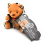 Брелок Master Series Gagged Teddy Bear Keychain - медвежонок, коричневый - Фото №7