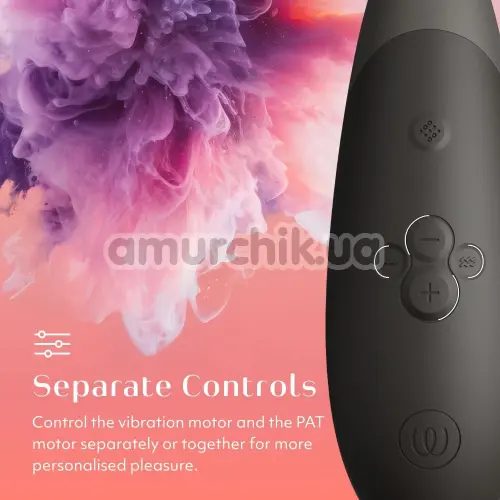Симулятор орального секса для женщин Womanizer Enhance, черный