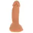 Вибратор Get Real Naked Vibrating Dildo 6.5 Inch, телесный - Фото №2