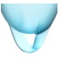 Набір з 2 менструальних чаш Satisfyer Feel Confident, блакитний - Фото №5