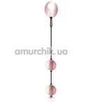 Вагінальні кульки Rosy Gold Nouveau Kegel Balls, рожеві - Фото №1