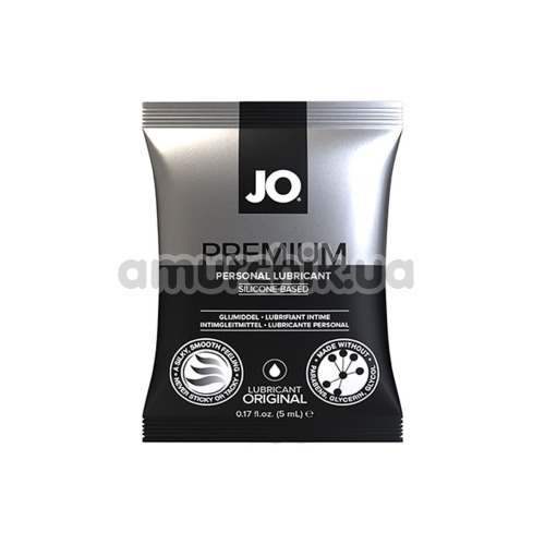 Лубрикант JO Premium на силиконовой основе, 5 мл