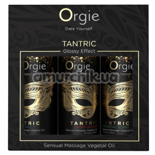 Набір масажних олій Orgie Tantric, 3 х 30 мл