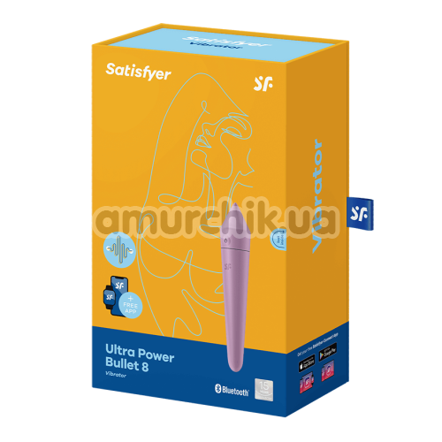 Клиторальный вибратор Satisfyer Ultra Power Bullet 8, фиолетовый