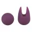 Клиторальный вибратор Spot Vibrator With 2 Tips, фиолетовый - Фото №6