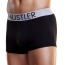 Трусы-боксеры мужские Logo Elastic Microfiber Trunk черные (модель MH1)