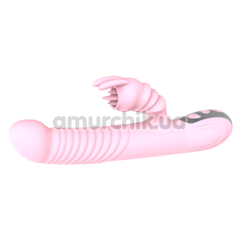 Вибратор с ротацией и толчками G Spot Thrusting Vibrator Elisa, розовый