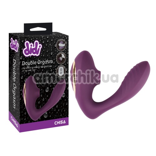 Вибратор Didi Double Orgasm, фиолетовый