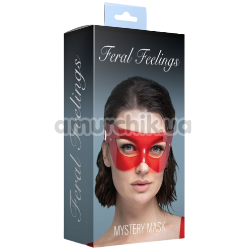 Маска Feral Feelings Mysrery Mask, прозоро-червона