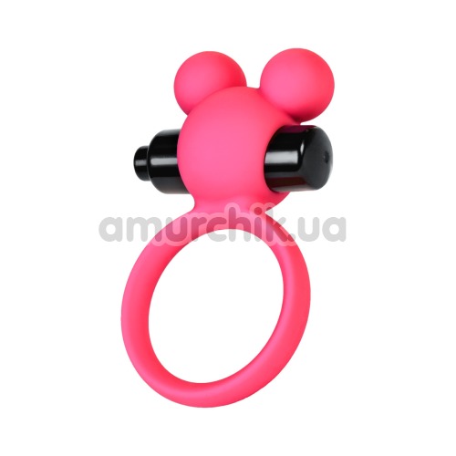 Виброкольцо A-Toys Cock Ring 768018-9, розовое