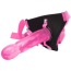 Страпон Climax Pink Ice Dong & Harness Set, розовый - Фото №3