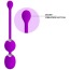 Вагінальні кульки з вібрацією Pretty Love Willie 014548W, фіолетові - Фото №5