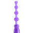 Анальная цепочка с вибрацией Pleasure Beads фиолетовая - Фото №2