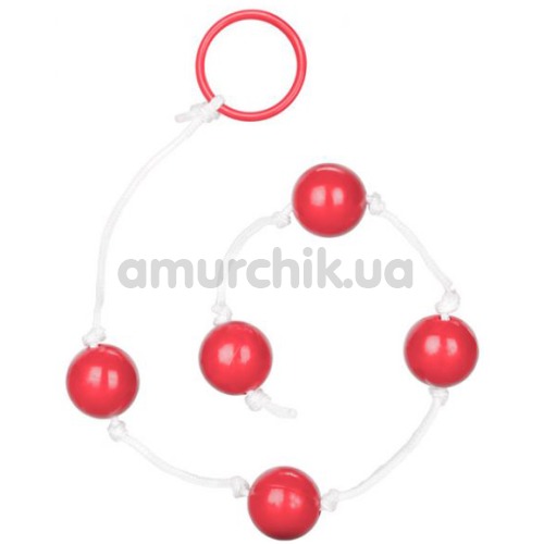 Анальные шарики Large Anal Beads, красные