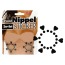 Прикраси для сосків Nipple Stickers Hearts, чорні - Фото №2
