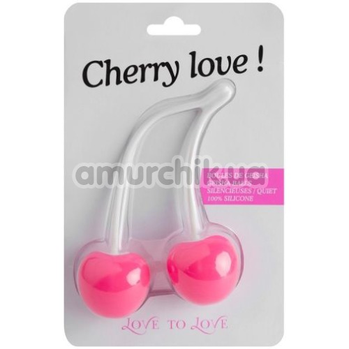 Вагінальні кульки Love To Love Cherry Love, рожеві