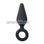 Анальная пробка Easy Toys Pointy Plug M, черная - Фото №1