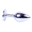 Анальная пробка с радужным кристаллом Exclusivity Jewellery Silver Plug, серебряная - Фото №4