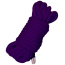 Веревка для бондажа с металлическими ноконечниками DS Fetish 5 M, фиолетовая - Фото №0