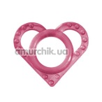 Эрекционное кольцо Love Ring, розовое - Фото №1
