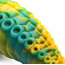Фаллоимитатор Creature Cocks Monstropus, желто-зеленый - Фото №8