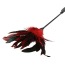Стек Sex & Mischief Feather Slapper з червоним пір'їнкою, чорний - Фото №2