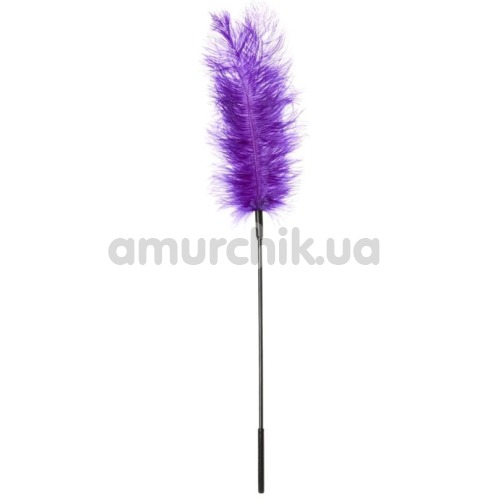 Перышко для ласк Ostrich Tickler, фиолетовое