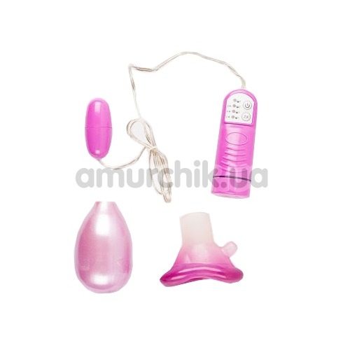 Набор из 2 предметов Grrl Toyz 7X Oral Pleasure Tart Berry, розовый