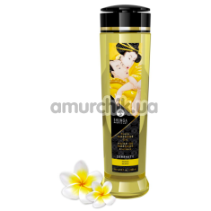 Массажное масло Shunga Erotic Massage Oil Serenity Monoi - монои, 240 мл - Фото №1