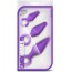 Набор анальных пробок Candy Rimmer Kit, 3 шт фиолетовый - Фото №2