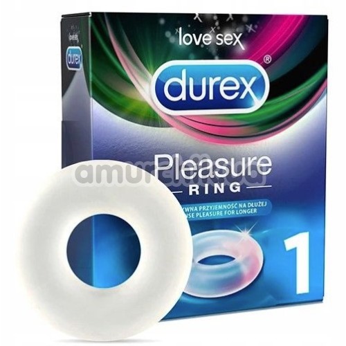 Ерекційне кільце Durex Pleasure Ring 1, прозоре - Фото №1