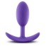 Анальна пробка Luxe Wearable Vibra Slim Plug Medium, фіолетова - Фото №1