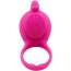 Виброкольцо Silicone Love Ring Dolphin, розовое - Фото №1