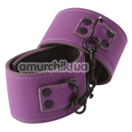 Наручники Lust Bondage Wrist Cuffs, фіолетові - Фото №1