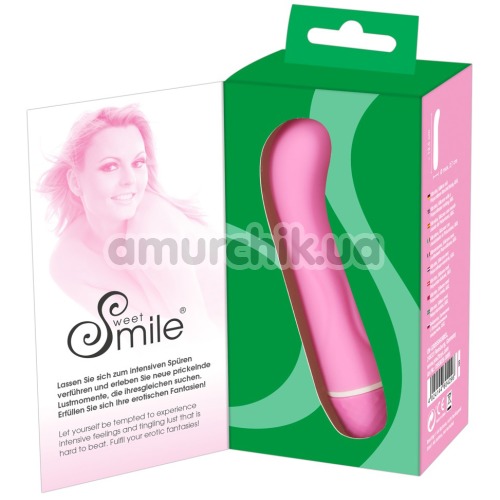 Вибратор Smile Mini-G, розовый