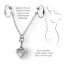 Затискачі для статевих губ Intimate Heart-Shaped Chain, срібні - Фото №3