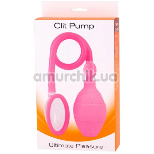 Вакуумна помпа для клітора Clit Pump Ultimate Pleasure, рожева