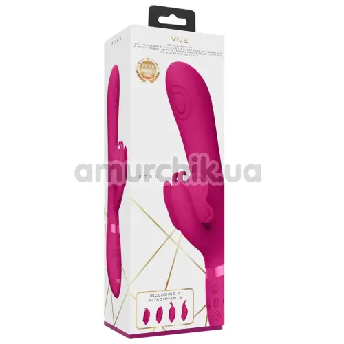 Вібратор з пульсацією Vive Etsu, рожевий