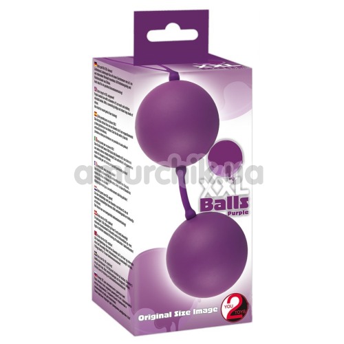 Вагінальні кульки XXL Balls, фіолетові