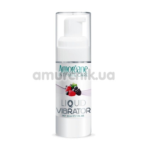 Лубрикант з ефектом вібрації Amoreane Med Liquid Vibrator Berries - лісові ягоди, 30 мл