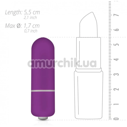 Кліторальний вібратор Easy Toys Mini Bullet, фіолетовий