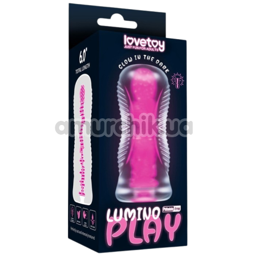 Мастурбатор Lumino Play Masturbator 6.0 LV342041, розовый светящийся в темноте