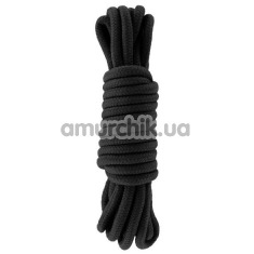 Веревка sLash Bondage Rope Black 5м, черная - Фото №1