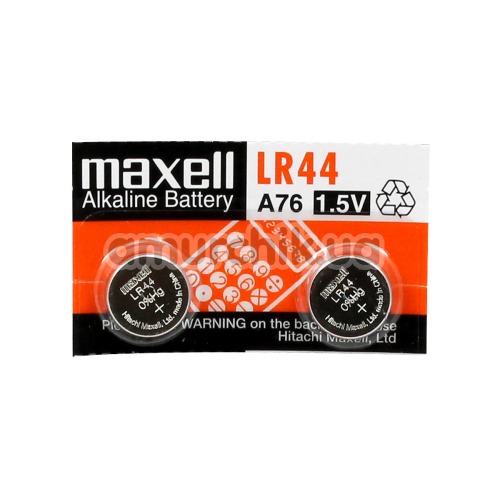 Батарейки Maxell LR44 Alkaline Battery, 2 шт