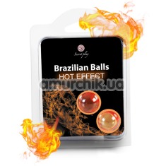 Массажное масло Secret Play Brazilian Balls Hot Effect - согревающее, 50 мл - Фото №1