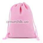 Бархатный чехол для хранения секс-игрушек розовый - Фото №1