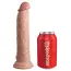 Фалоімітатор King Cock Elite 9 Dual Density Silicone Cock, тілесний - Фото №3