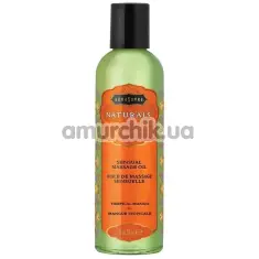 Массажное масло Kamasutra Naturals Sensual Massage Oil Tropical Mango - манго, 59 мл - Фото №1