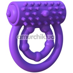 Виброкольцо Fantasy C-Ringz Vibrating Prolong Performance Ring, фиолетовое - Фото №1